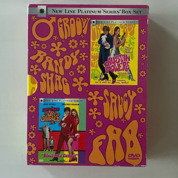 Austin Powers Platinum Series Box Set DVD - 1997 and 1999 Movies - Picture 3 of 12
